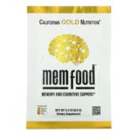 ⁦California Gold Nutrition, MEM Food، لتعزيز الذاكرة والوظائف الإدراكية، 60 كيسًا، 0.3 أونصة (8.5 جم) لكل كيس⁩ - الصورة ⁦3⁩