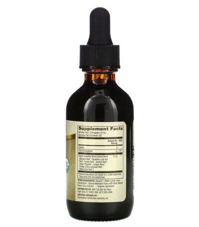 Organic Digestive Bitters with Natural Flavors