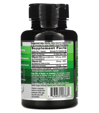 Vitamin D3 + K2
