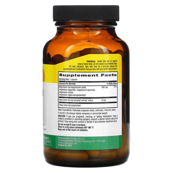 Target-Mins Magnesium Caps with Silica
