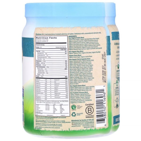 RAW Organic Meal