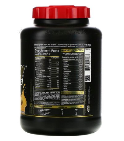 AllWhey Gold، 100 % بروتين مصل اللبن الممتاز  من متجر روزا في فلسطين