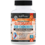 ⁦BioSchwartz, قوة قصوى، جلوكوزامين ميثيل سلفونيل ميثان+كوندرويتين مع Fruitex-B الحاصل على براءة اختراع، 90 كبسولة نباتية⁩ - الصورة ⁦3⁩