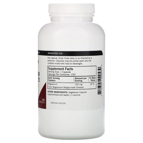 Magnesium Bisglycinate Chelate، عبوة من 250 قرص  من متجر روزا في فلسطين