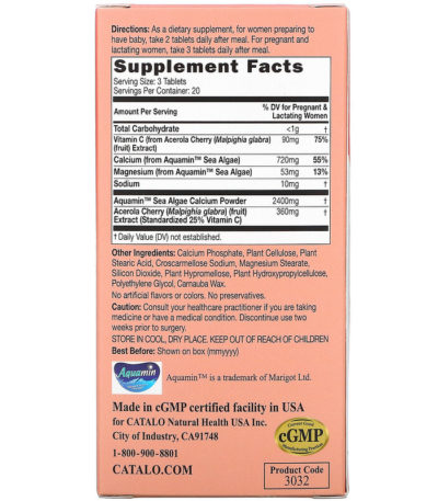 Vegetarian Calcium Formula