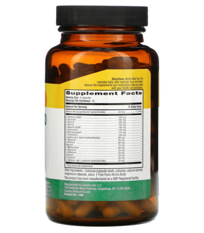 Max-Amino Caps with Vitamin B-6