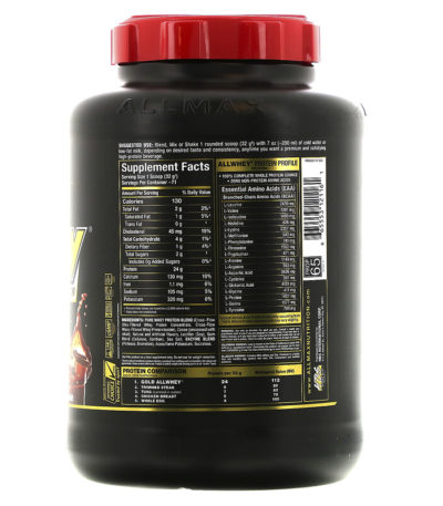 Gold AllWhey، بروتين شرش اللبن الممتاز، بنكهة الشيكولاتة، 5 رطل (2.27 كجم)  من متجر روزا في فلسطين