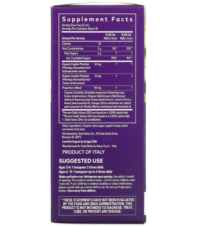 Bronchial Wellness Syrup for Kids