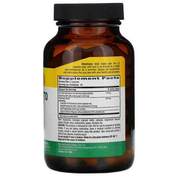 Saw Palmetto & Pygeum Extract