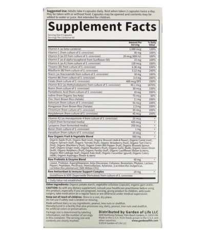 Vitamin Code، فيتامينات متعددة من الأطعمة الكاملة للرجال، كبسولة نباتية  من متجر روزا في فلسطين