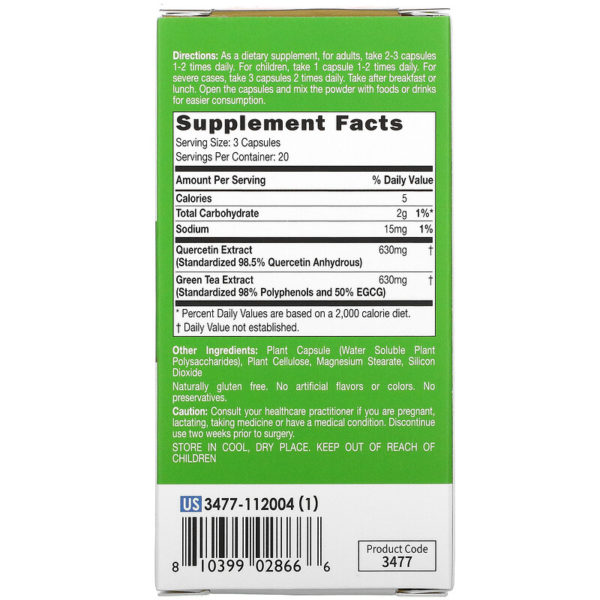 Defense Lung Formula with Quercetin & Green Tea Extract