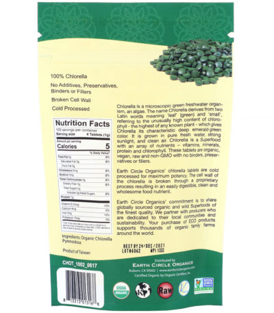 Organic Chlorella Tablets