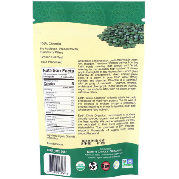 Organic Chlorella Tablets