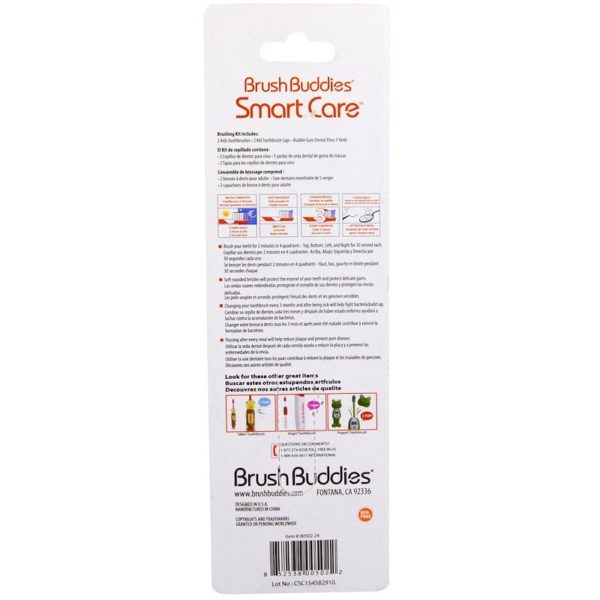 Smart Care، فرشاة أسنان للأطفال، 4 قطع براش باديز من متجر روزا في فلسطين