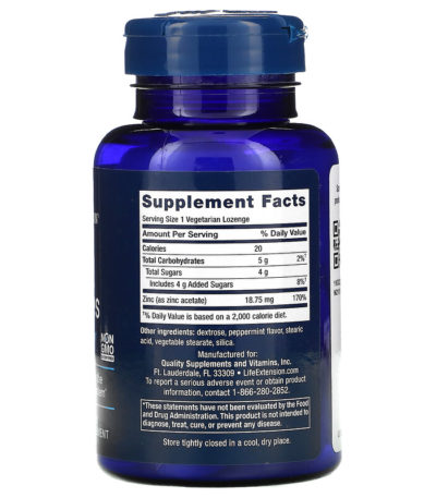 Enhanced Zinc Lozenges