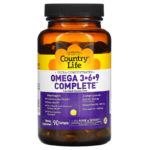 ⁦Country Life, Omega 3-6-9 Complete فائقة التركيز، بنكهة الليمون الطبيعي، كبسولة هلامية⁩ - الصورة ⁦3⁩