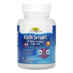 ⁦Bioglan, Kids Smart، زيت السمك الغني بأوميجا 3-حمض الدوكوساهيكسينويك، مذاق رائع بنكهة الفواكه، 30 كبسولة قابلة للمضغ⁩ - الصورة ⁦3⁩