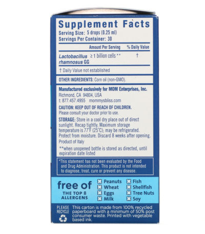 Probiotic Drops، أقراص بربيوتيك لكل يوم، حديثي الولادة +، 0.34 أوقية سائلة (10 مل) موميز بليس من متجر روزا في فلسطين