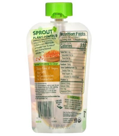 غذاء الطفل، المرحلة 3،  4 أونصات (113 جم) Sprout Organic من متجر روزا في فلسطين