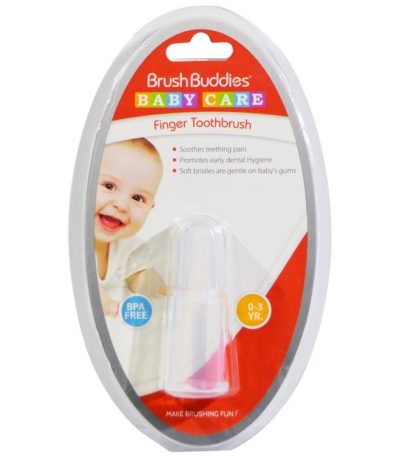 Baby Care، فرشاة أسنان على الإصبع، 0-3 سنوات، فرشاة واحدة براش باديز من متجر روزا في فلسطين