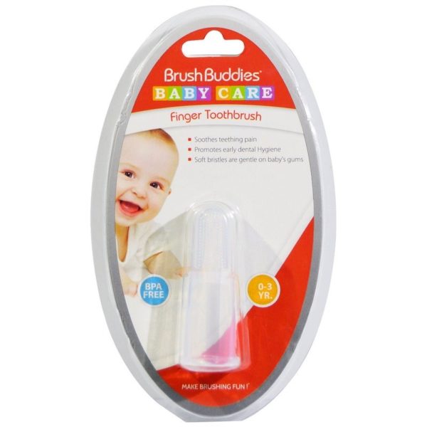 Baby Care، فرشاة أسنان على الإصبع، 0-3 سنوات، فرشاة واحدة براش باديز من متجر روزا في فلسطين