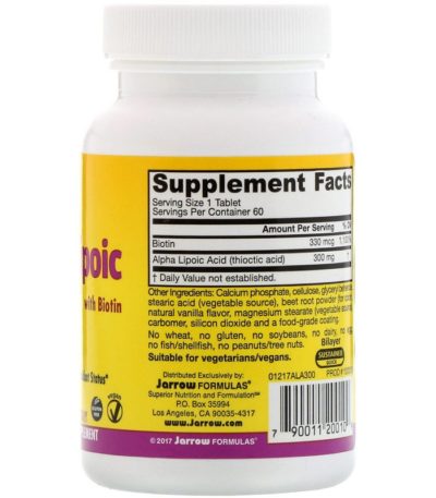 Alpha Lipoic Sustain with Biotin