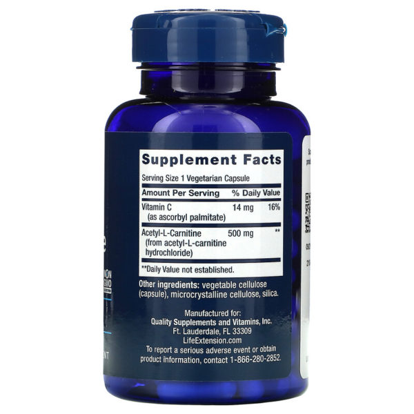 Acetyl-L-Carnitine، به 500 مغ، 100 كبسولة نباتية  من متجر روزا في فلسطين