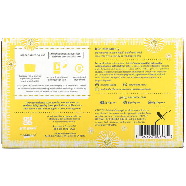 Newborn Baby Dryer Sheets