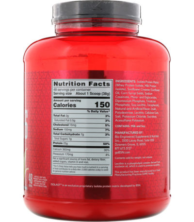 Syntha-6 Isolate، مزيج مشروب مسحوق البروتين، آيس كريم الفانيليا، 4.02 رطل (1.82 كجم)  من متجر روزا في فلسطين
