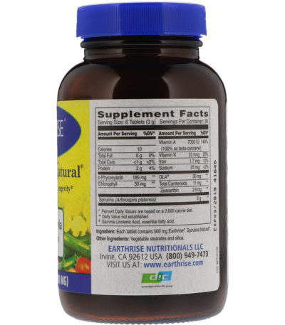 Spirulina Natural، 500 ملغ  من متجر روزا في فلسطين
