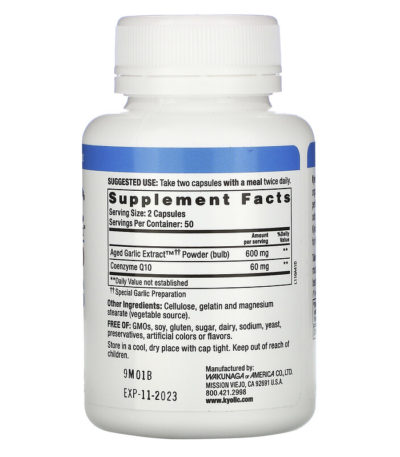 Aged Garlic Extract CoQ10