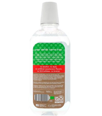 Kids Rinse غسول للأطفال، خالٍ من الفلوريد + بدون كحول، نكهة البطيخ العضوي، 16 أوقية سائلة (473 مل) Hello من متجر روزا في فلسطين