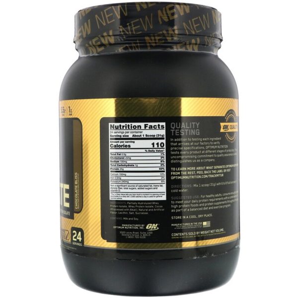 مكمل Gold Standard 100% Isolate، نكهة الشوكولاتة  من متجر روزا في فلسطين
