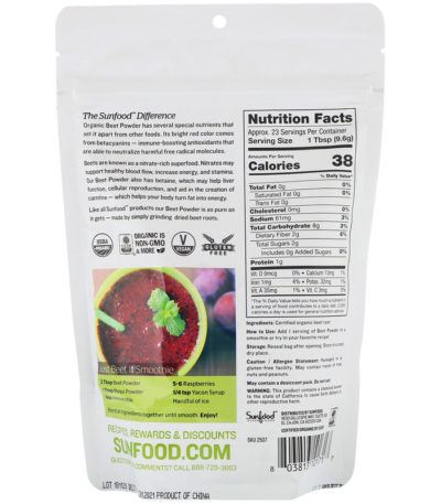 Organic Beet Powder