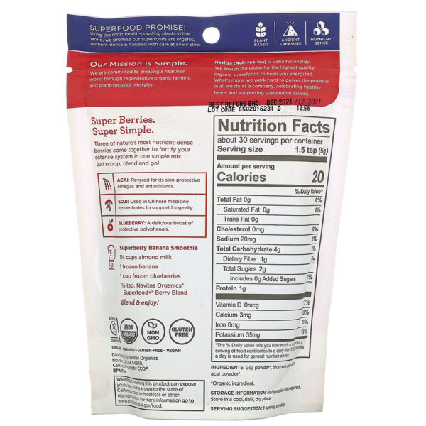 Organic Superfood + Berry Blend