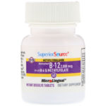 ⁦Superior Source, ميثيل الكوبالامين ب12 النشط، فيتامين ب-6 بيريدوكسال-5- فوسفات وميثيل الفولات، 60 قرص⁩ - الصورة ⁦3⁩