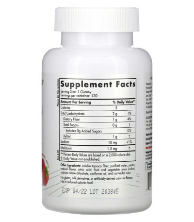 Zero Sugar Melatonin Gummies