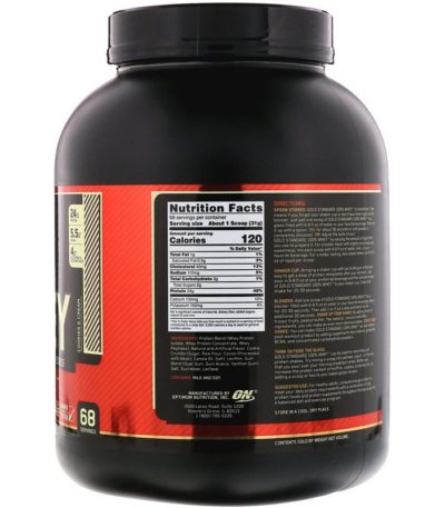 Gold Standard 100% Whey، بسكويت وكريمة، 4.63 رطل (2.1 كجم)  من متجر روزا في فلسطين