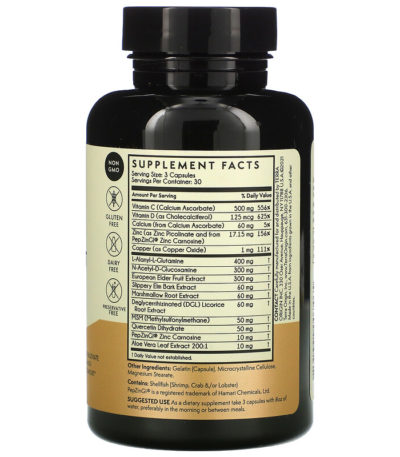Healthy Gut Capsules with Immunity Boost Vitamin C & D