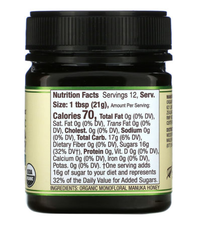 Organic Raw Manuka Honey