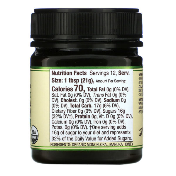 Organic Raw Manuka Honey