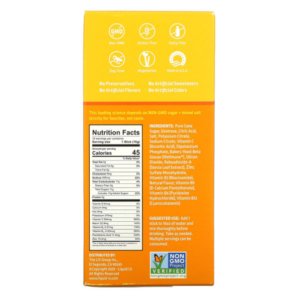 Hydration Multiplier + Immune Support Drink Mix