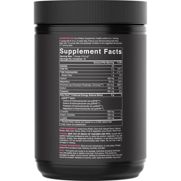 مكمل Keto Plus‏، GO BHB +‎، عصير الليمون بتوت العليق، 11.2 أونصة (318 جم)  من متجر روزا في فلسطين