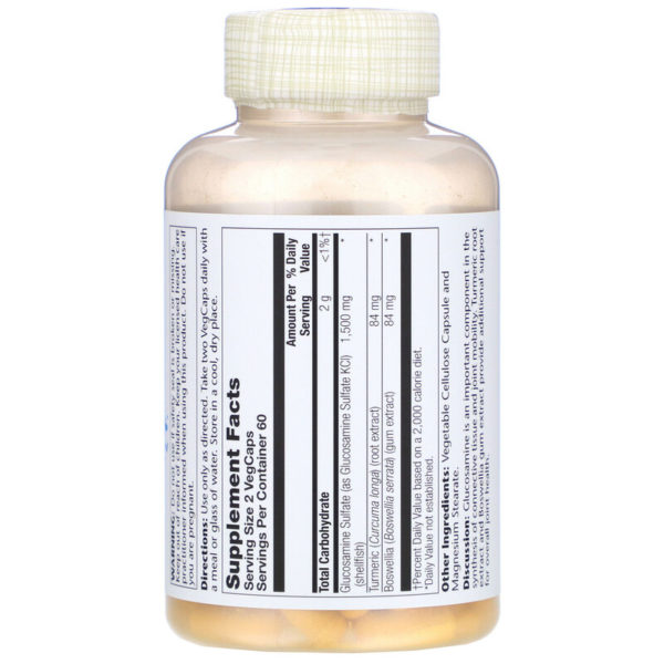 Two Daily Glucosamine Sulfate with Turmeric & Boswellia