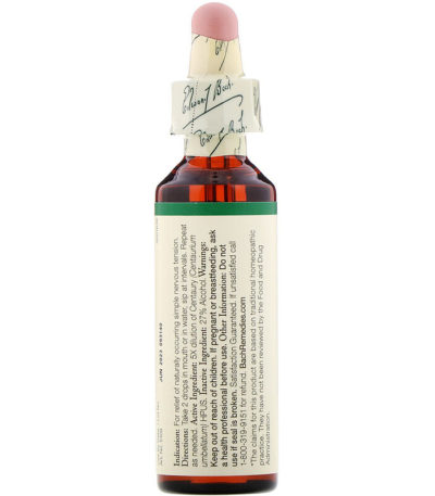 علاجات الزهور الأصلية، Centaury، 0.7 أونصة سائلة (20 مل)  من متجر روزا في فلسطين