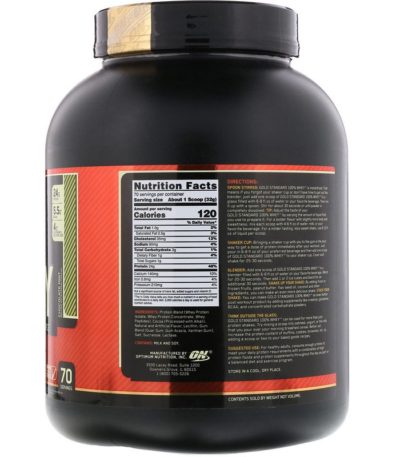 Gold Standard 100% Whey، بالشيكولاتة والنعناع، 4.94 رطل (2.24 كجم)  من متجر روزا في فلسطين