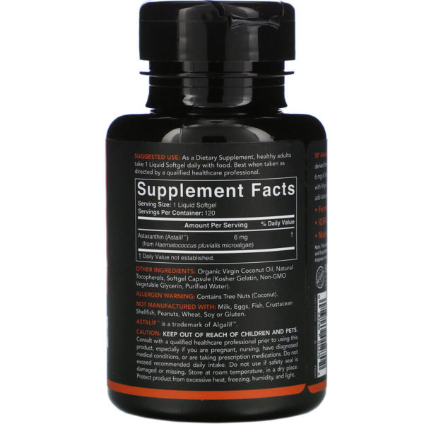 Astaxanthin with Coconut Oil