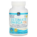 ⁦Nordic Naturals, Ultimate Omega-D3، ليمون، 1000 مجم، كبسولة هلامية⁩ - الصورة ⁦3⁩