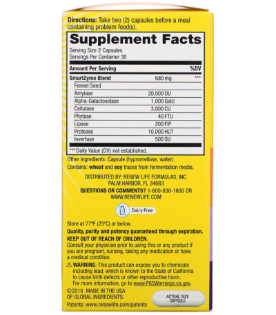 Gas Stop Enzyme Formula