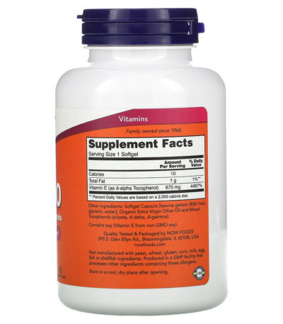 E-1000 with Mixed Tocopherols